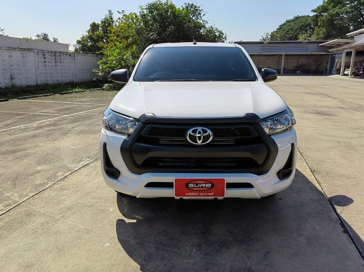 Toyota Hilux Revo 2021 2.4 Entry Pickup ดีเซล เกียร์ธรรมดา ขาว รูปที่ 3