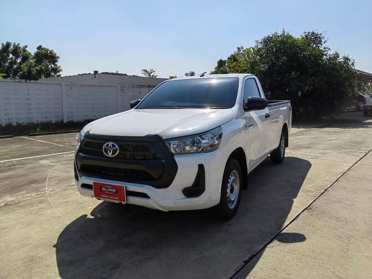Toyota Hilux Revo 2021 2.4 Entry Pickup ดีเซล เกียร์ธรรมดา ขาว รูปที่ 1