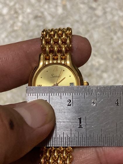 นาฬิกายี่ห้อ SONIC  ควอทซ์  แท้มือสอง สภาพสวยใหม่ สายยาว 18.5 เซนติเมตร  650฿ รูปที่ 8