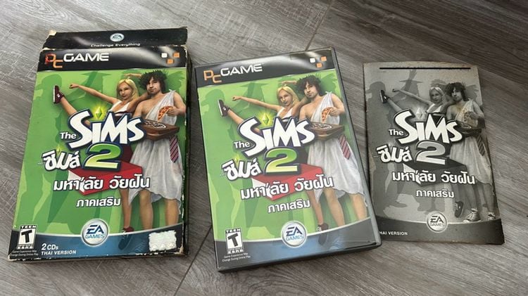 เกมส์ แผ่นเกม The sims2 แท้ (สะสม)
