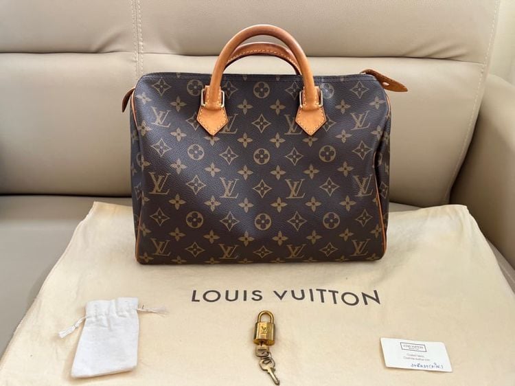Louis Vuitton อื่นๆ ไม่ระบุ อื่นๆ Used LV Speedy30 Monogram ปี 07 ไม่มีสายราคา 18,500 บาท