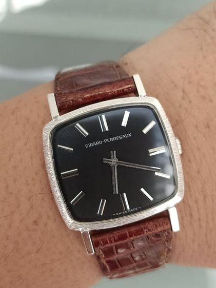 นาฬิกา​ Girard Perregaux Black Dial 18k Solid White Gold  รูปที่ 10