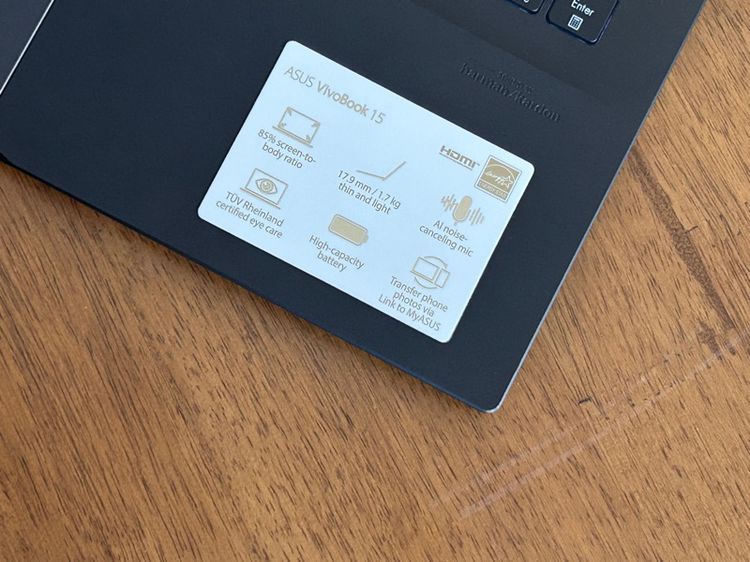 (3502) Notebook Asus Vivobook 15 OLED D513UA-L1701WS 15,990 บาท รูปที่ 7