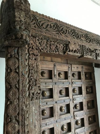 ประตูไม้เก่าโบราณอินเดีย รูปที่ 5