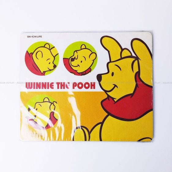 เม้าส์ และคีย์บอร์ด Winnie The Pooh Mousepad แผ่นรองเม้าส์วินนี่เดอะพูห์ ของแท้ ขนาด 22.5 x 18.5 cm. ใหม่ในซีล หายากมาก ราคาพิเศษ
