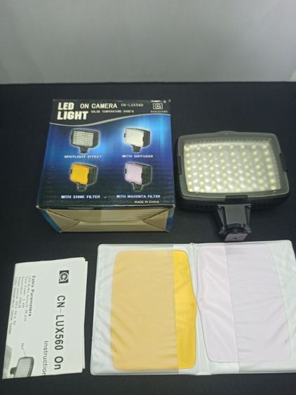 Nanguang CN-LUX560 LED แฟลชวิดีโอโคมไฟ CRI 95 รูปที่ 6