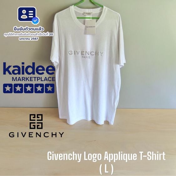 อื่นๆ เสื้อทีเชิ้ต ขาว แขนสั้น Givenchy Logo Applique T-Shirt