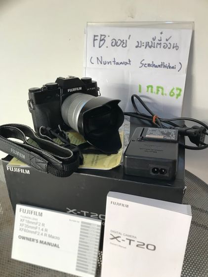 กล้องมิลเลอร์เลส Fujifilm XT20 Black ชัตเตอร์933 ครบกล่อง