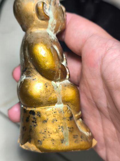 กุมารทองถือดอกบัวยุคต้น หลวงปู่แย้ม ปี 2538 ลายมือ หลวงปู่แย้ม รูปที่ 5