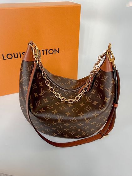 Louis Vuitton หนังแท้ ไม่ระบุ น้ำตาล LV  loop hobo microchip yr. 22 