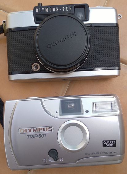 Vintage Olympus TRIP 601 Point-Shoot Film With Case 1998's งานเก่าเก็บ ใสกิ๊ก กิ๊ก สะสม หรือใช้งาน สายกำลังเริ่มเล่นกล้องฟิล์ม เชิญครับ รูปที่ 5