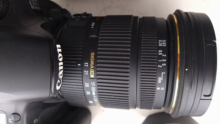 ขายเลนส์ Sigma Lens 17-50mm f2.8 EX DC OS HSM for Canon พร้อมกล้อง canon 60d 