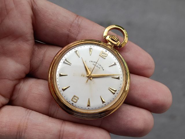 นาฬิกาพก FAVRE - LEUBA Gold Plate 20 Microns  รูปที่ 9