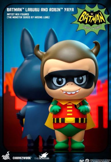 พร้อมส่ง Batman 1966  Batman Labubu and Robin Yaya Artist Mix The Monsters Series Exclusive Kasing Lung x How2Work x Hot Toys 

 รูปที่ 3