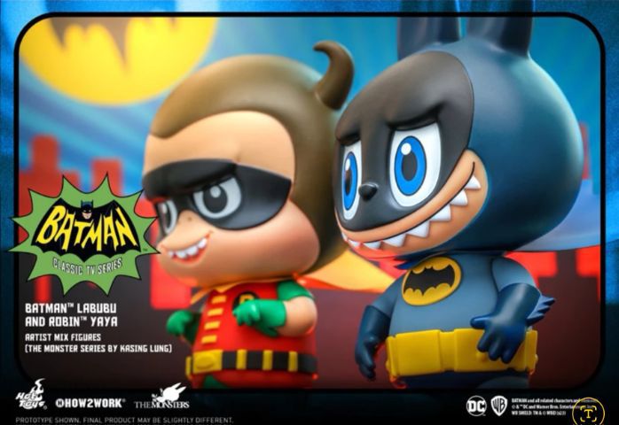 พร้อมส่ง Batman 1966  Batman Labubu and Robin Yaya Artist Mix The Monsters Series Exclusive Kasing Lung x How2Work x Hot Toys 

 รูปที่ 2