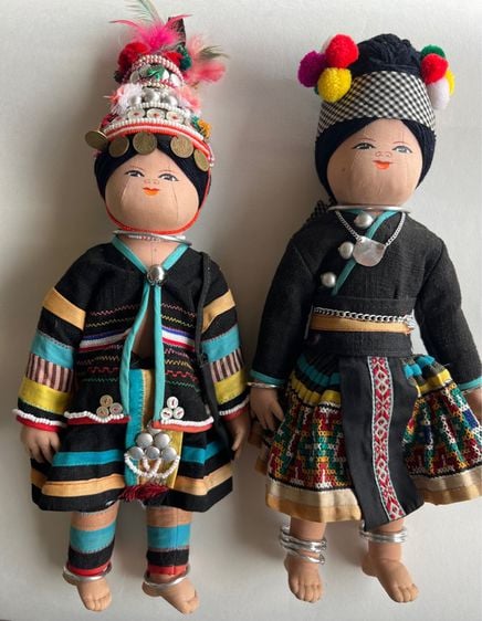อื่นๆ Thai Akha doll 15’’ ตุ๊กตาชาวเขา ชนเผ่าอาข่า  handmade 