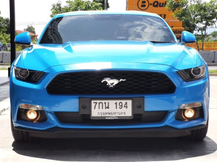 Ford Mustang 2017 2.3 Ecoboost Sedan เบนซิน ไม่ติดแก๊ส เกียร์อัตโนมัติ น้ำเงิน รูปที่ 1
