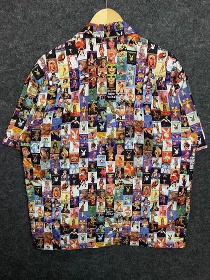 เสื้อเชิ้ต PLAYBOY แท้ 💯 size วัดจริง ขนาด อก 23 ยาว 28 นิ้ว สภาพใหม่มาก ลายสวย ดีเทลสวย เนื้อผ้าดีมากอาดาศผ่านง่าย หายากน่าสะสมครับ รูปที่ 2