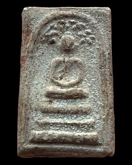 พระสมเด็จหลวงปู่ภู วัดอินทรวิหาร เนื้อผง พิมพ์ปรกโพธิ์ ปี 2463-2476 พร้อมใบเซอร์สมาคมฯ (ระบุออกวัดอินทร์ฯ) หากออกวัดเกาะ ราชบุรี ทางสมาคมฯจะ