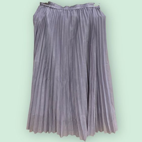 กระโปรงพลีทยี่ห้อGU (Japan)จีบรอบ size (XL) ของใหม่มีซับในตัว ไม่บางผ้าอย่างดี ใส่สบาย ไม่ร้อน ระบายอย่างดี  ใส่ออกงาน ไปเที่ยว หรือทำงาน รูปที่ 2