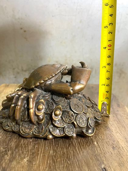 ปู กองเงินกองทอง ทองเหลือง สะสมA3 รูปที่ 11