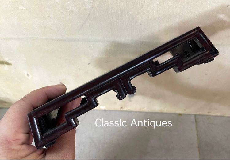 กี่ ไม้ฉลุลาย เก่าสะสมC1 รูปที่ 5