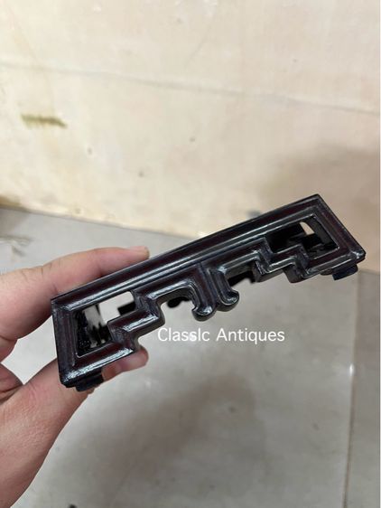 กี่ ไม้ฉลุลาย เก่าสะสมC2 รูปที่ 8