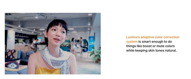 Lumina 4K Webcam AI กล้องเว็บแคมคุณภาพสูงเทียบเท่ากล้อง DSLR เกรดสีอัตโนมัติ เซ็นเซอร์ SONY 4K รูปที่ 3