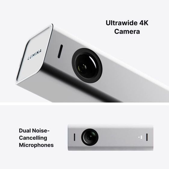 อื่นๆ Lumina 4K Webcam AI กล้องเว็บแคมคุณภาพสูงเทียบเท่ากล้อง DSLR เกรดสีอัตโนมัติ เซ็นเซอร์ SONY 4K