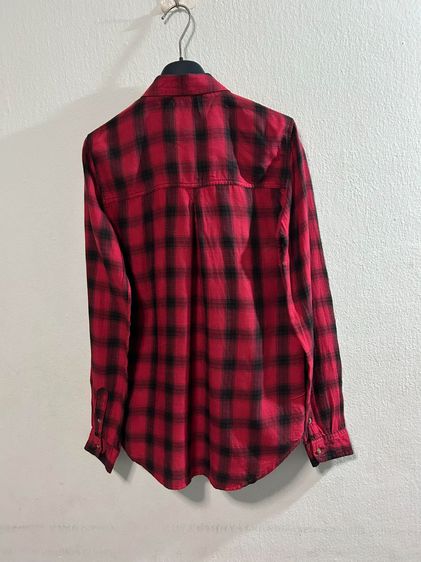 🌈 เสื้อเชิ้ตลายสก๊อต แบรนด์ American Eagle(อเมริกันอีเกิ้ล) แท้💯🌈 รูปที่ 2