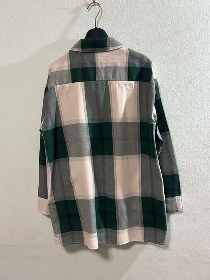 🌈 เสื้อเชิ้ตลายสก๊อต แบรนด์  Shein(ซีอิน) แท้💯🌈 รูปที่ 4