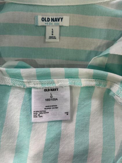 🌈 เสื้อเชิ้ตลายสก๊อต แบรนด์ Old Navy(โอลด์ เนวี) แท้💯🌈 รูปที่ 8