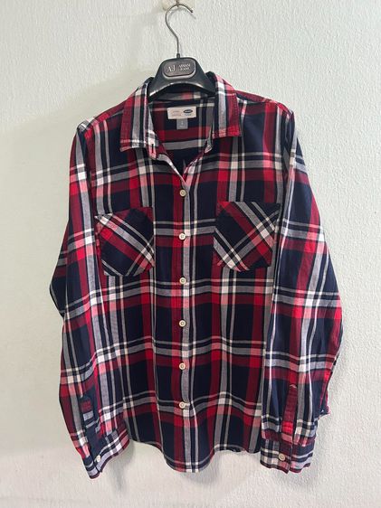 🌈 เสื้อเชิ้ตลายสก๊อต แบรนด์ Old Navy(โอลด์ เนวี) แท้💯🌈 รูปที่ 2