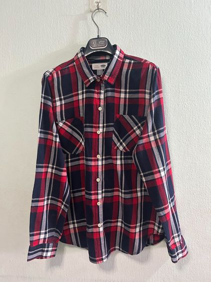 🌈 เสื้อเชิ้ตลายสก๊อต แบรนด์ Old Navy(โอลด์ เนวี) แท้💯🌈