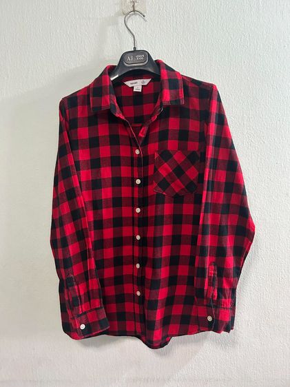 🌈 เสื้อเชิ้ตลายสก๊อต แบรนด์ Old Navy(โอลด์ เนวี) แท้💯🌈 รูปที่ 2