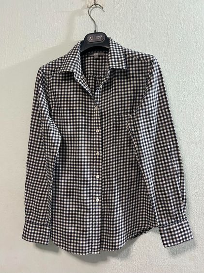 🌈 เสื้อเชิ้ตลายสก๊อต แบรนด์ Uniqlo(ยูนิโคล่) แท้💯🌈 รูปที่ 5