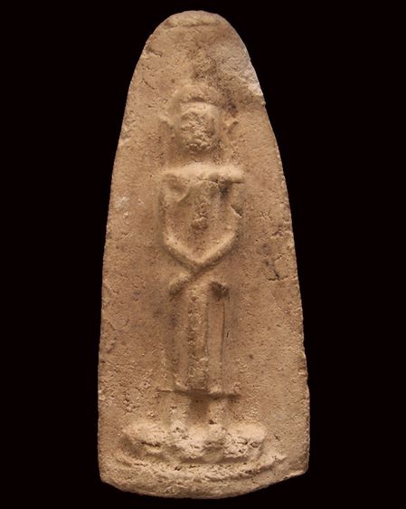 หายาก หลวงพ่อบุญมี วัดโพธิสัมพันธ์ พระเนื้อผงยุคต้น สร้างพ.ศ. 2485-2497 สมัยอยู่วัดช่องลม พิมพ์พระประจำวันอาทิตย์