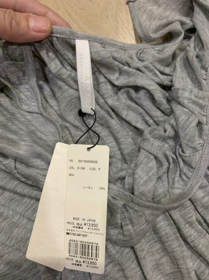 เสื้อยืดผ้านิ่ม  นิ่มเหมือนไม่ได้ใส่ งานแฟชั่น  แฟชั่นเกาหลี  ใส่คู่กับ กางเองเอวสูงหรือเอวต่ำ  Freesize  รูปที่ 4