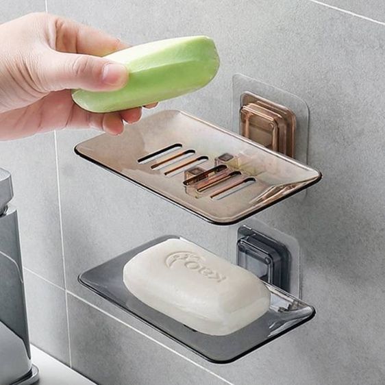 ที่วางสบู่อะคลีลิค ติดผนัง สุญญากาศ รูปที่ 2