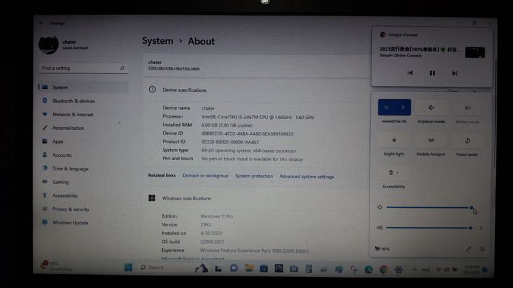 Notebook Samsung Series 5 NP530U3B รูปที่ 10
