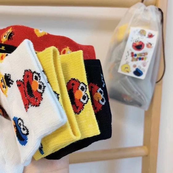 ถุงเท้า เซท 5 คู่ พร้อมถุงใส่ รูปที่ 4