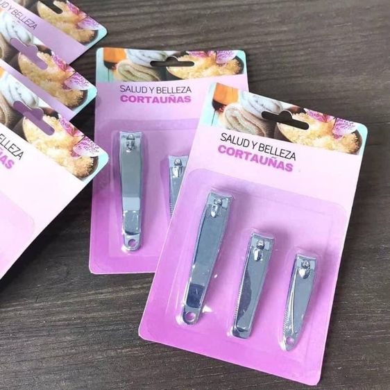 ผลิตภัณฑ์สำหรับเล็บ ชุดกรรไกรตัดเล็บ 3 ชิ้น 3 ขนาด