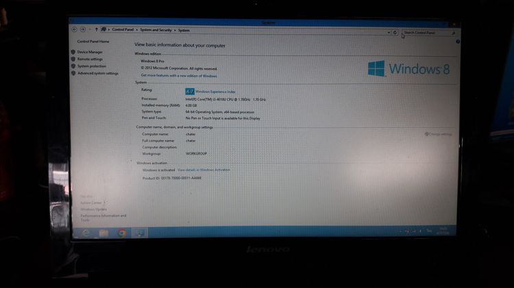 Notebook  lenovo G40-70 model 20369 รูปที่ 6
