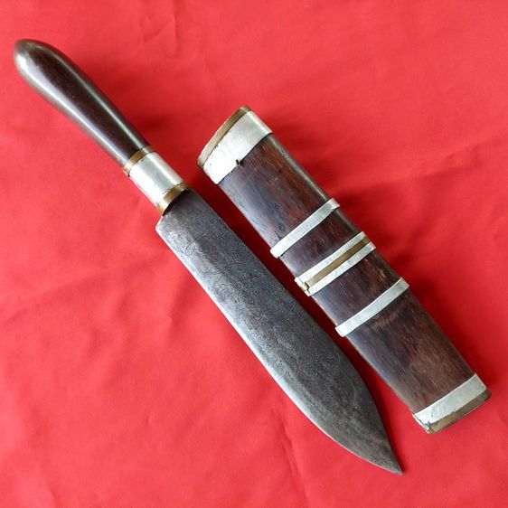 มีดหมอ หลวงพ่อเดิม วัดหนองโพ จ.นครสวรรค์ มีดควาญช้าง ขนาดใหญ่ ใบมีด11.5นิ้ว ยาวรวม20นิ้ว รับประกันแท้ตลอดชีพ