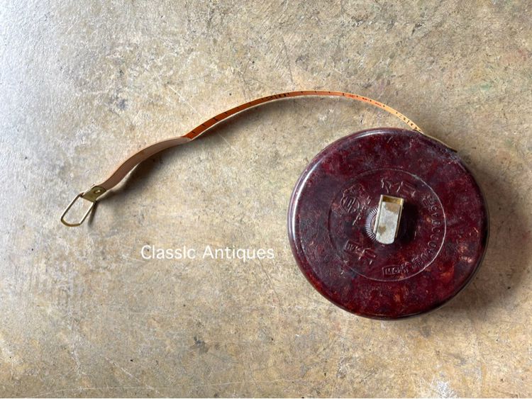 ตลับ สายวัดที่ดิน แบ็คกาไลโบราณเก่าสะสม รูปที่ 2