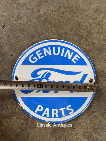 ป้าย FORD อีนาเมลเก่าสะสม รูปที่ 2