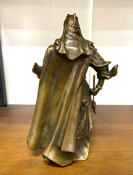 เทพเจ้ากวนอู ปางบัญชาการ ทองเหลืองA23 รูปที่ 10