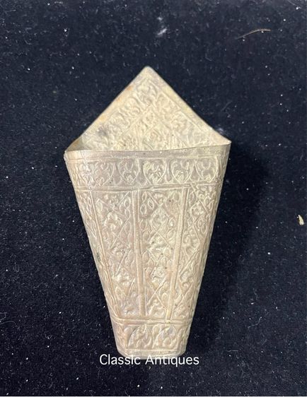 ซองพลู เงินเปอร์เซ็นต่ำ โบราณ ตอกตราจีนเก่าสะสม รูปที่ 2