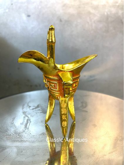 จอก3ขา กะไหล่ทอง สะสม รูปที่ 4