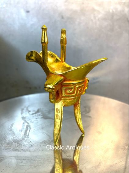 จอก3ขา กะไหล่ทอง สะสม รูปที่ 5